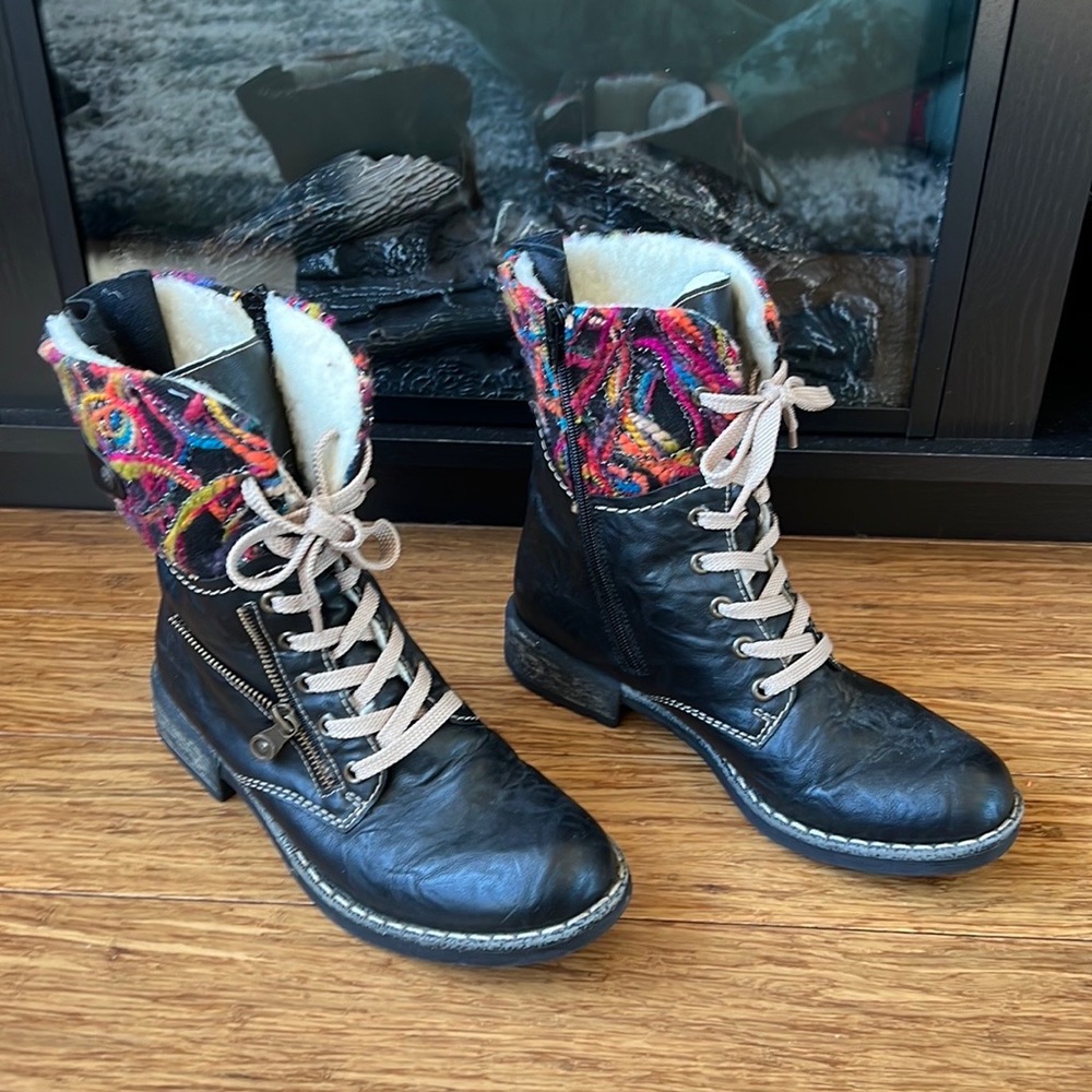 Rieker Boots! Fancy fun footwear!